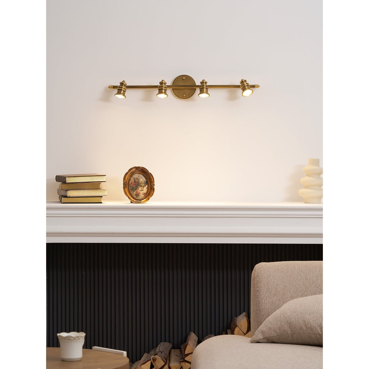 Corten applique in ottone