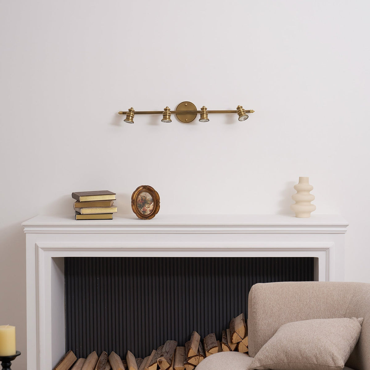 Corten applique in ottone