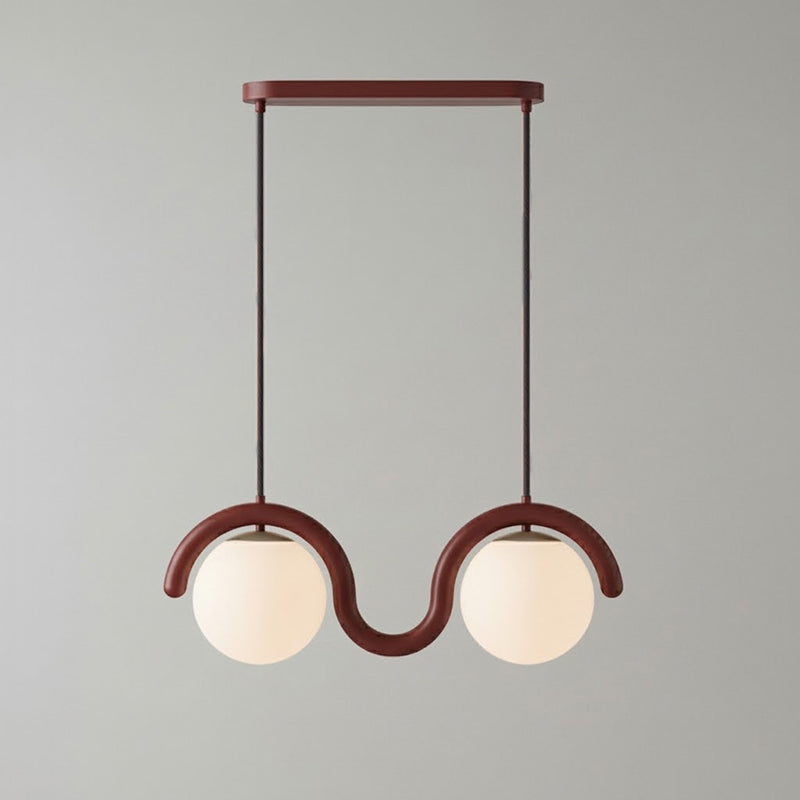 Elowis Linear Ball lampada a sospensione a globo