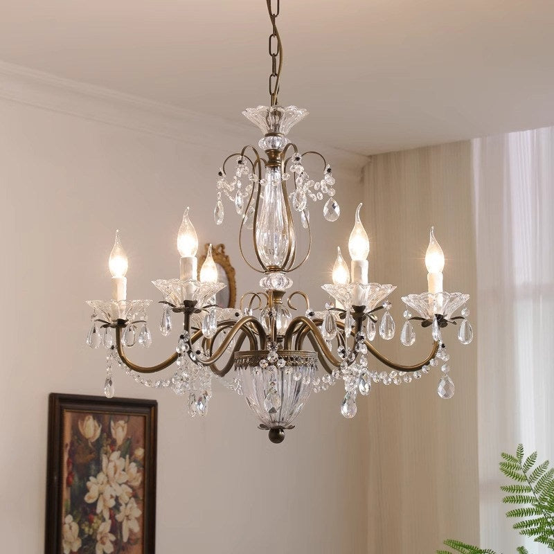 Venatici lampadario in Cristallo