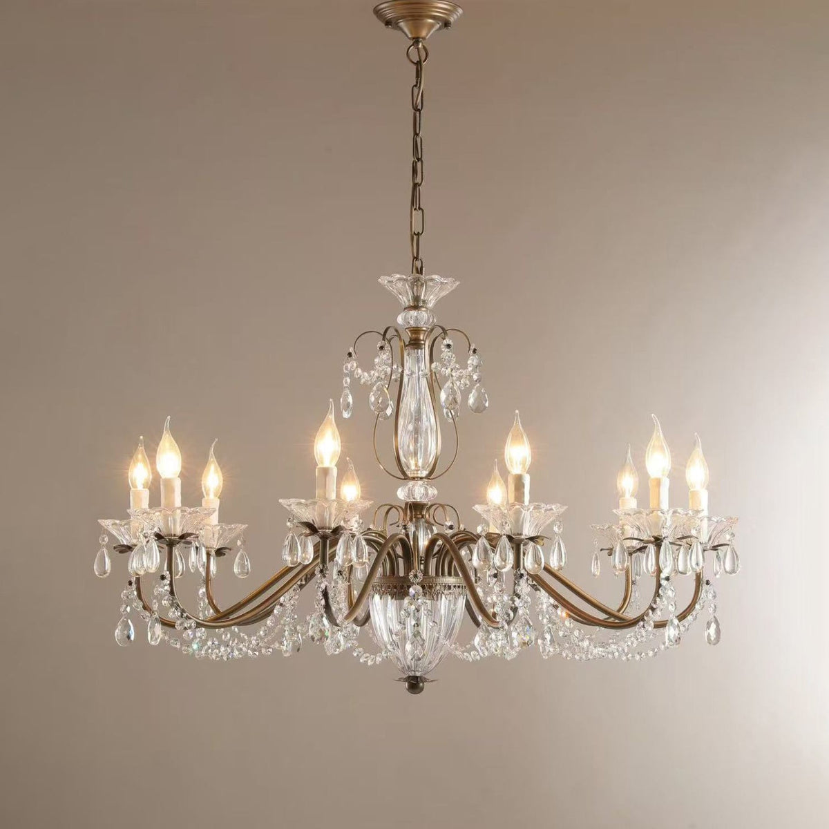 Venatici lampadario in Cristallo