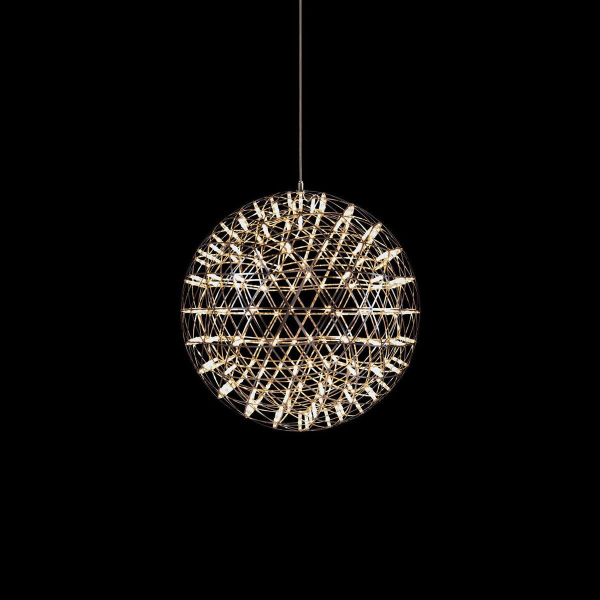 Sylvarin lampada a sospensione con sfera scintillante in oro