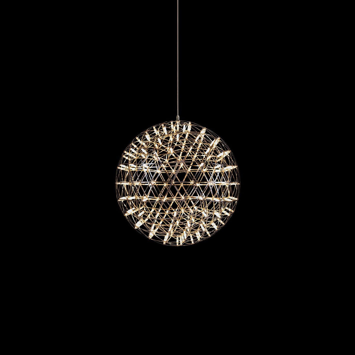 Sylvarin lampada a sospensione con sfera scintillante in oro