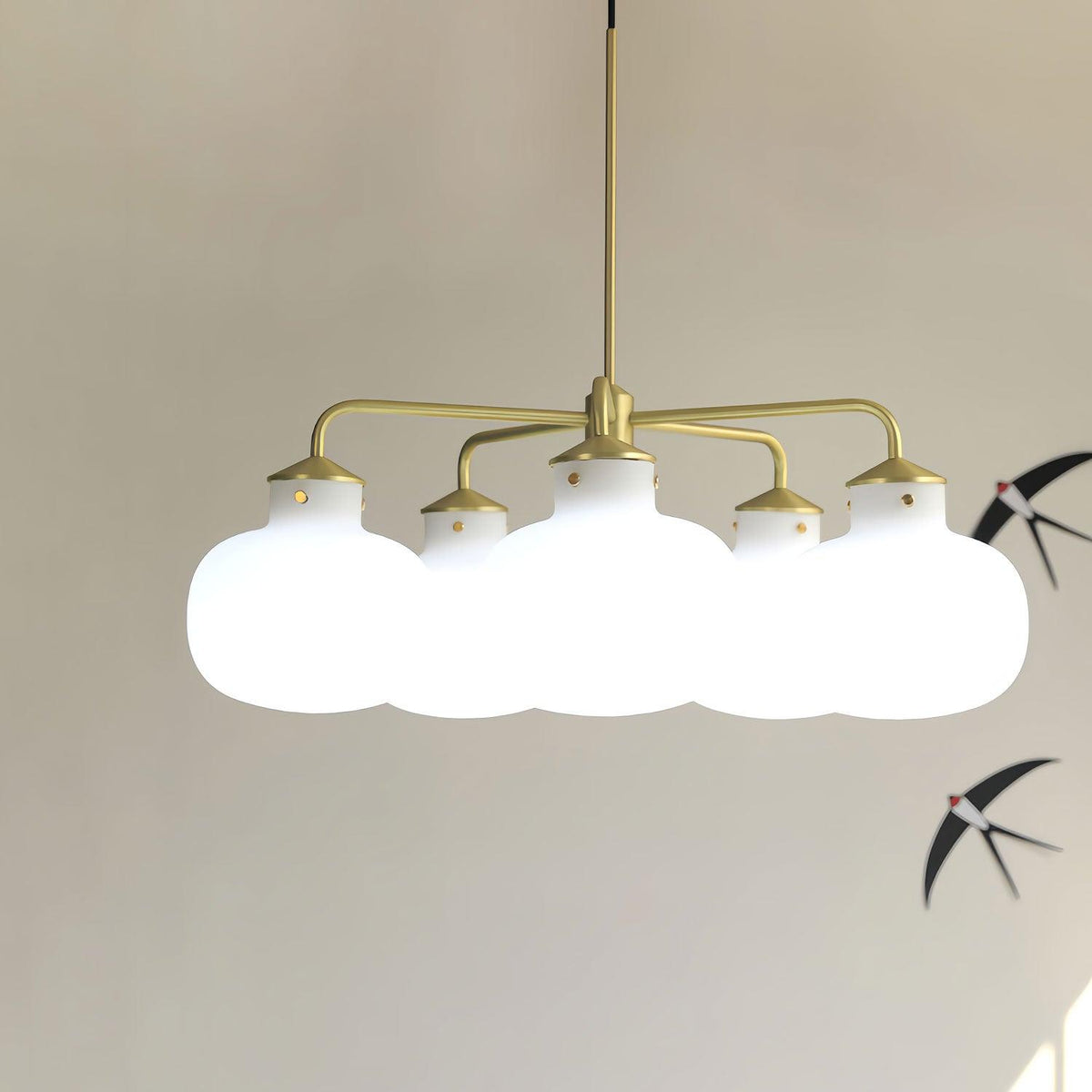Fyor lampada a sospensione contemporanea in vetro