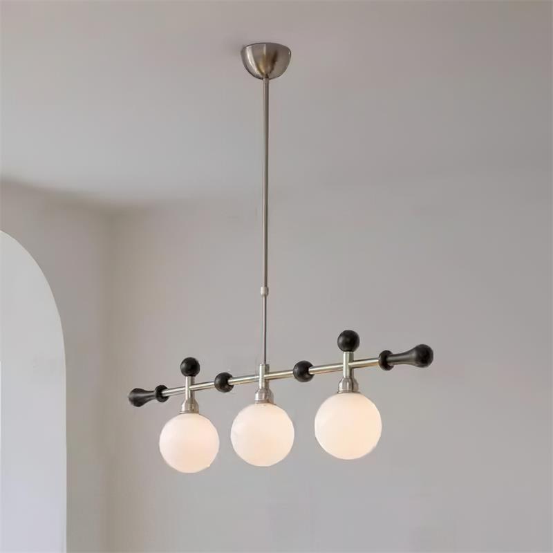 Lampadario lineare Globale LED/a Incandescenza per sala da pranzo Isola Cucina a globo