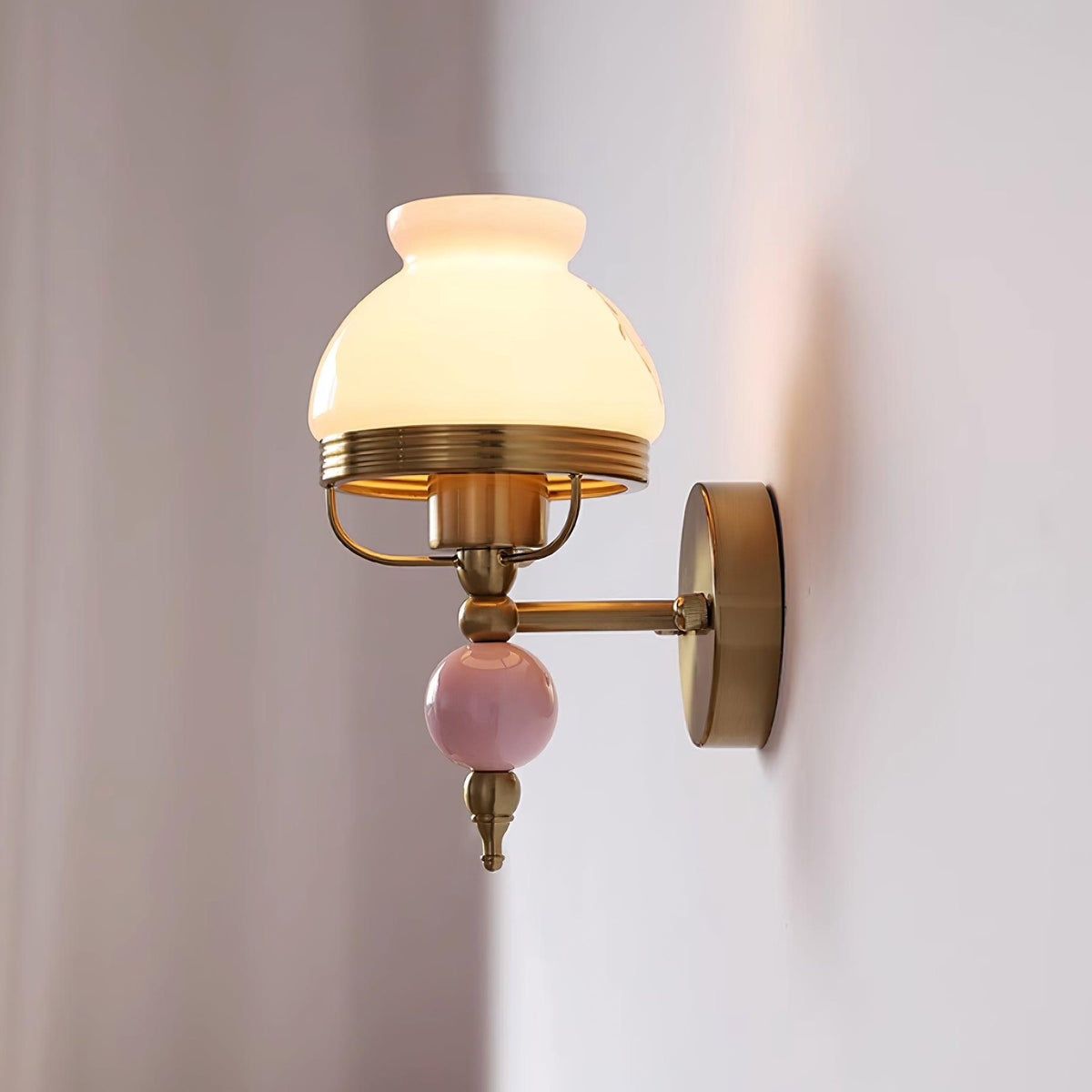 Evia lampada da parete in vetro per camera da letto o Corridoio Retro