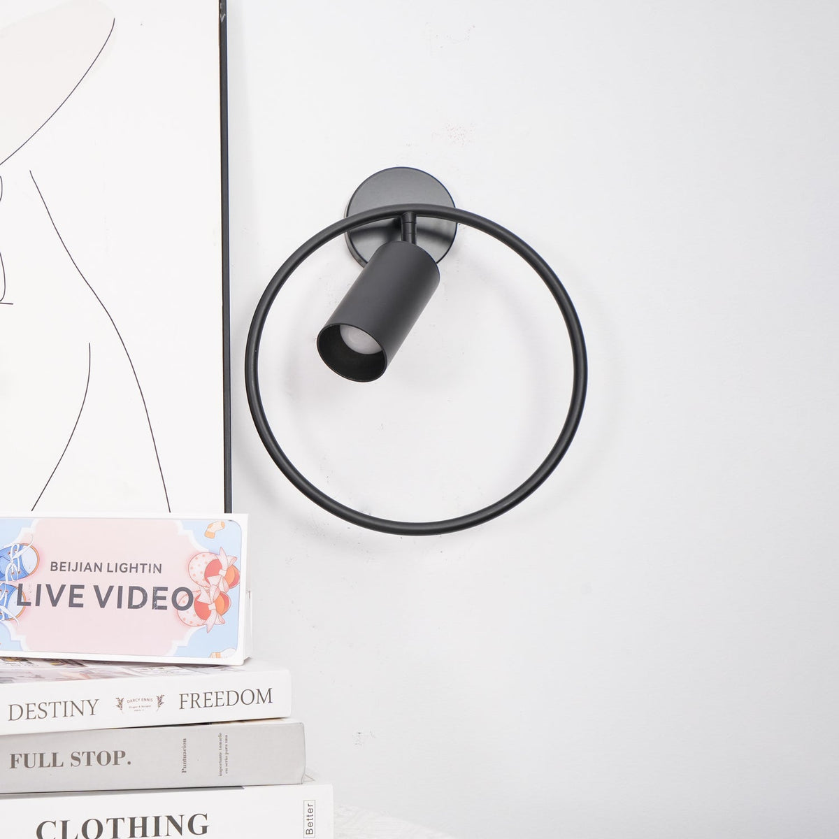 Ardineria lampada da parete moderna minimalista in metallo