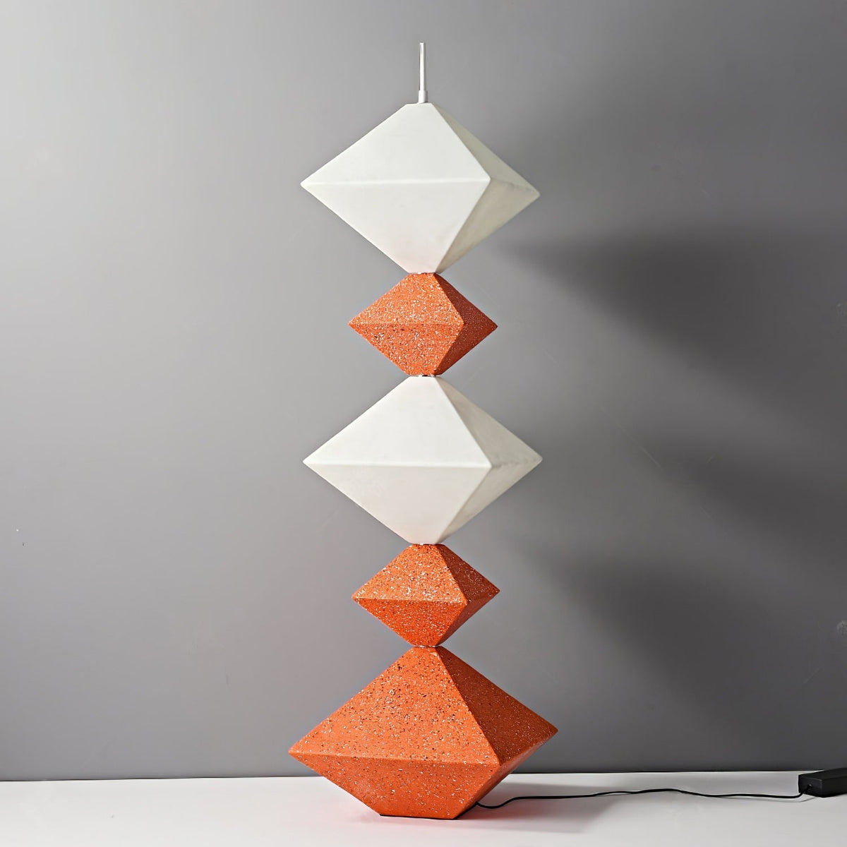 GeoGlow Rhombus Cube lampada da terra