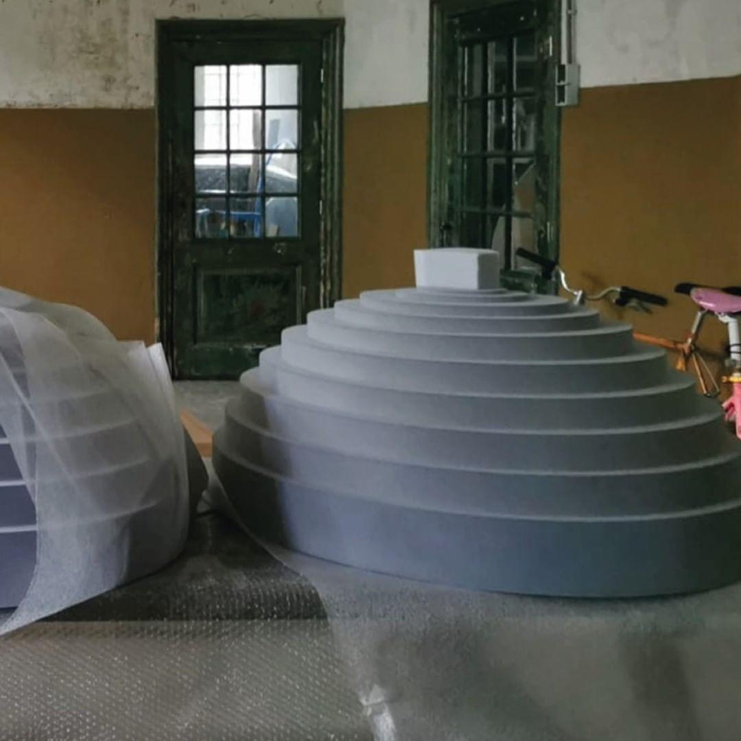 Lisken lampada a sospensione in resina Nordic Art Field