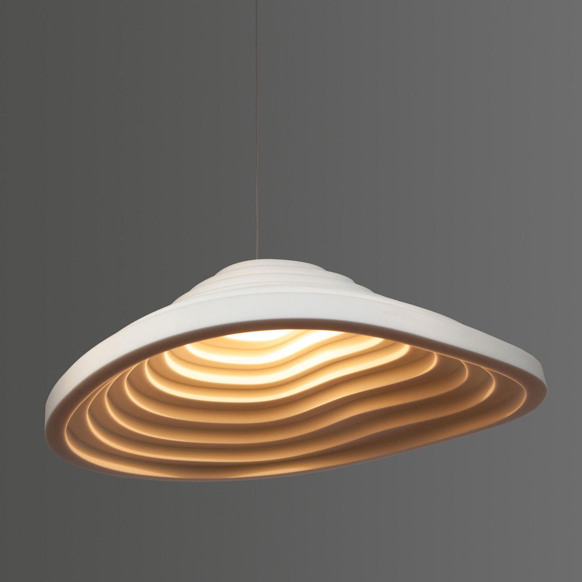 Lisken lampada a sospensione in resina Nordic Art Field