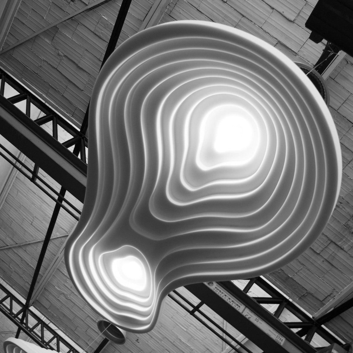 Lisken lampada a sospensione in resina Nordic Art Field