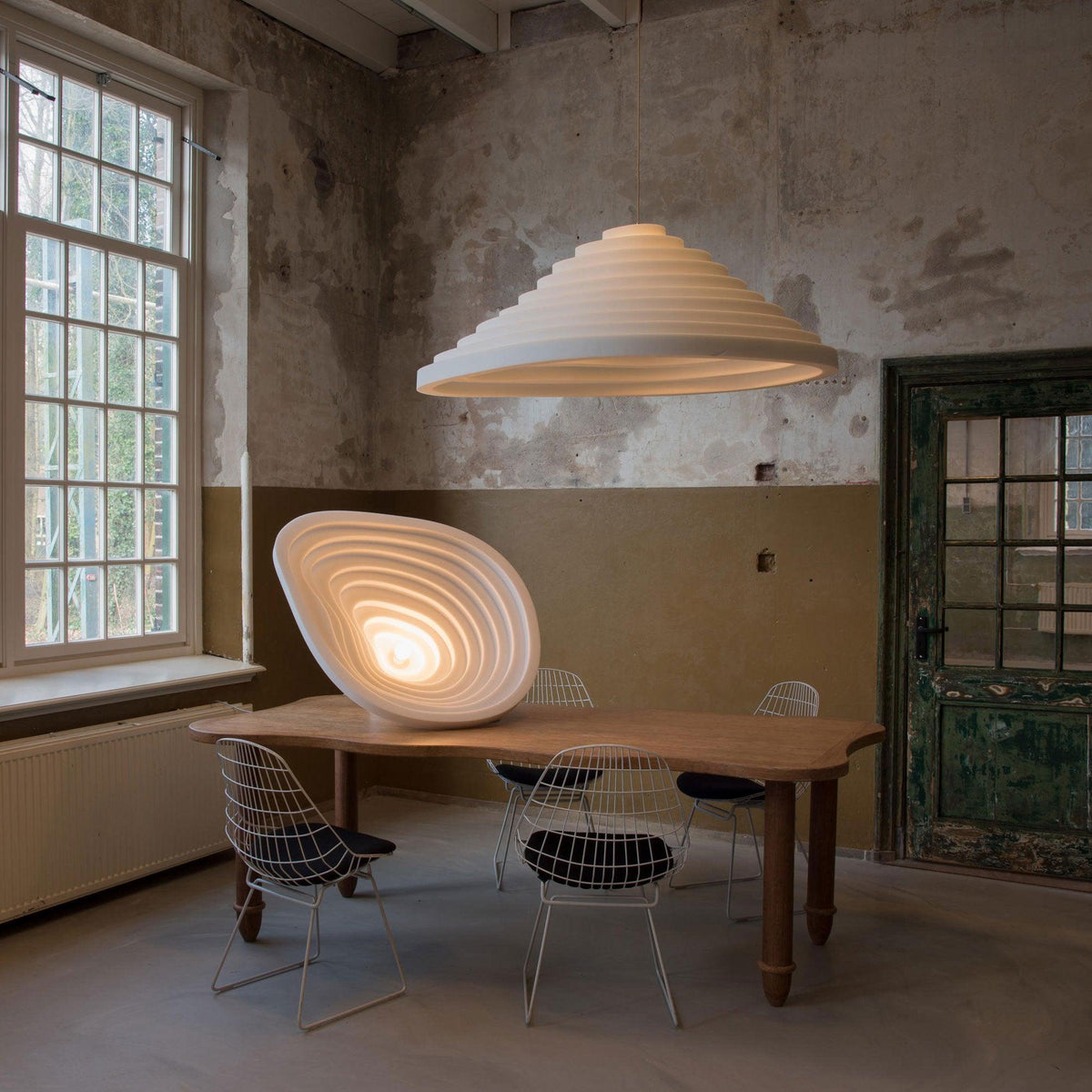 Lisken lampada a sospensione in resina Nordic Art Field