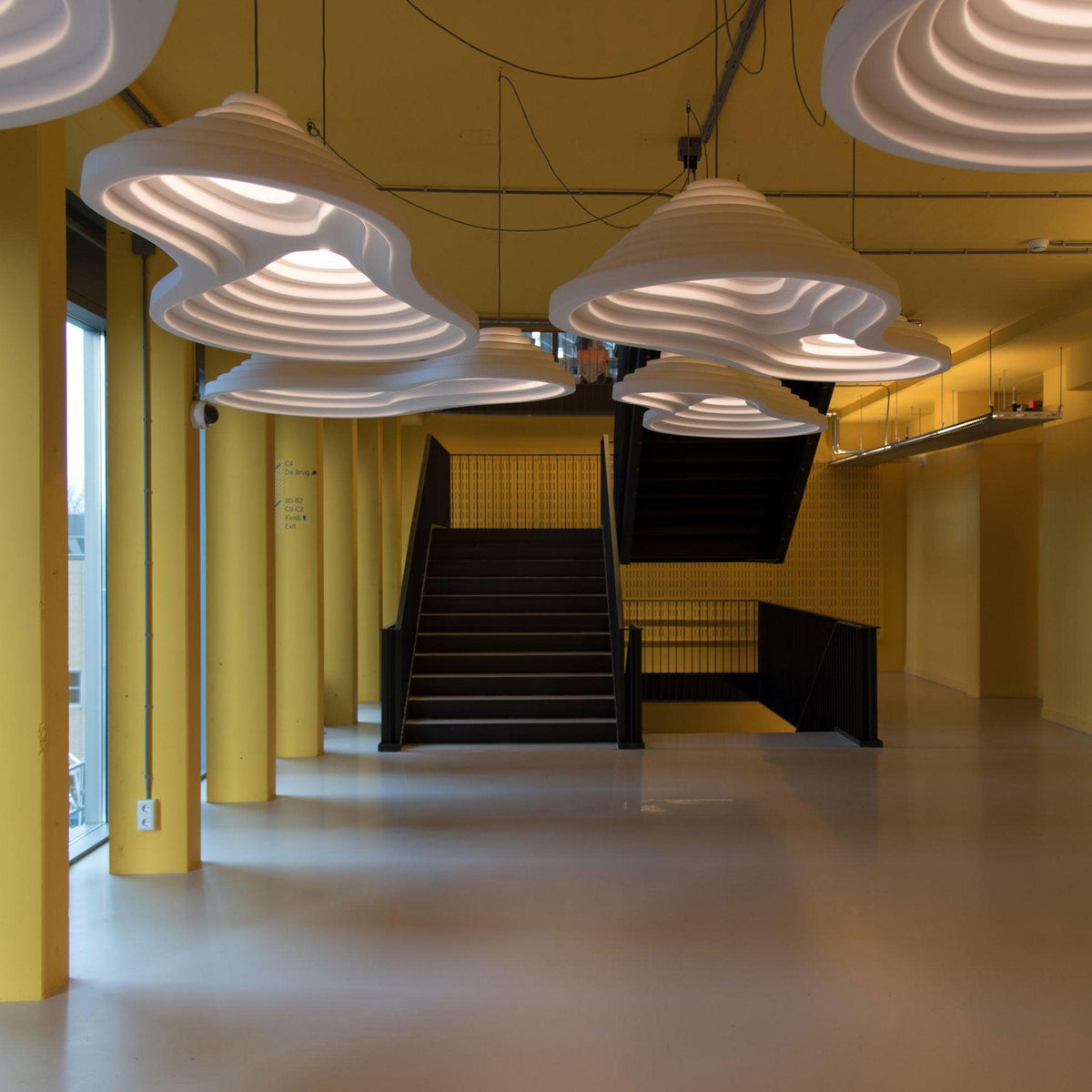 Lisken lampada a sospensione in resina Nordic Art Field