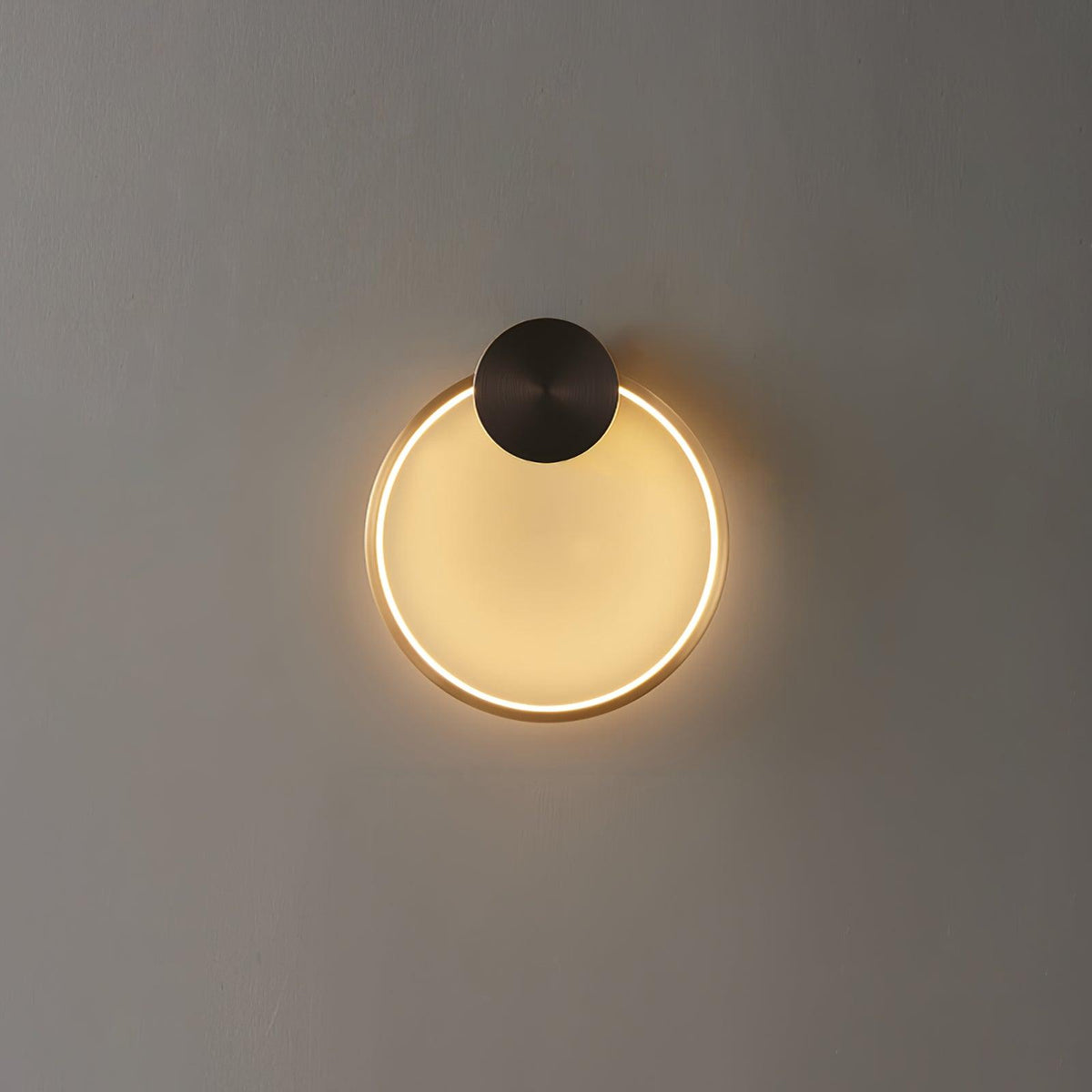 Oriaenne lampada da parete minimalista a Forma di Anello LED in ottone in metallo moderno