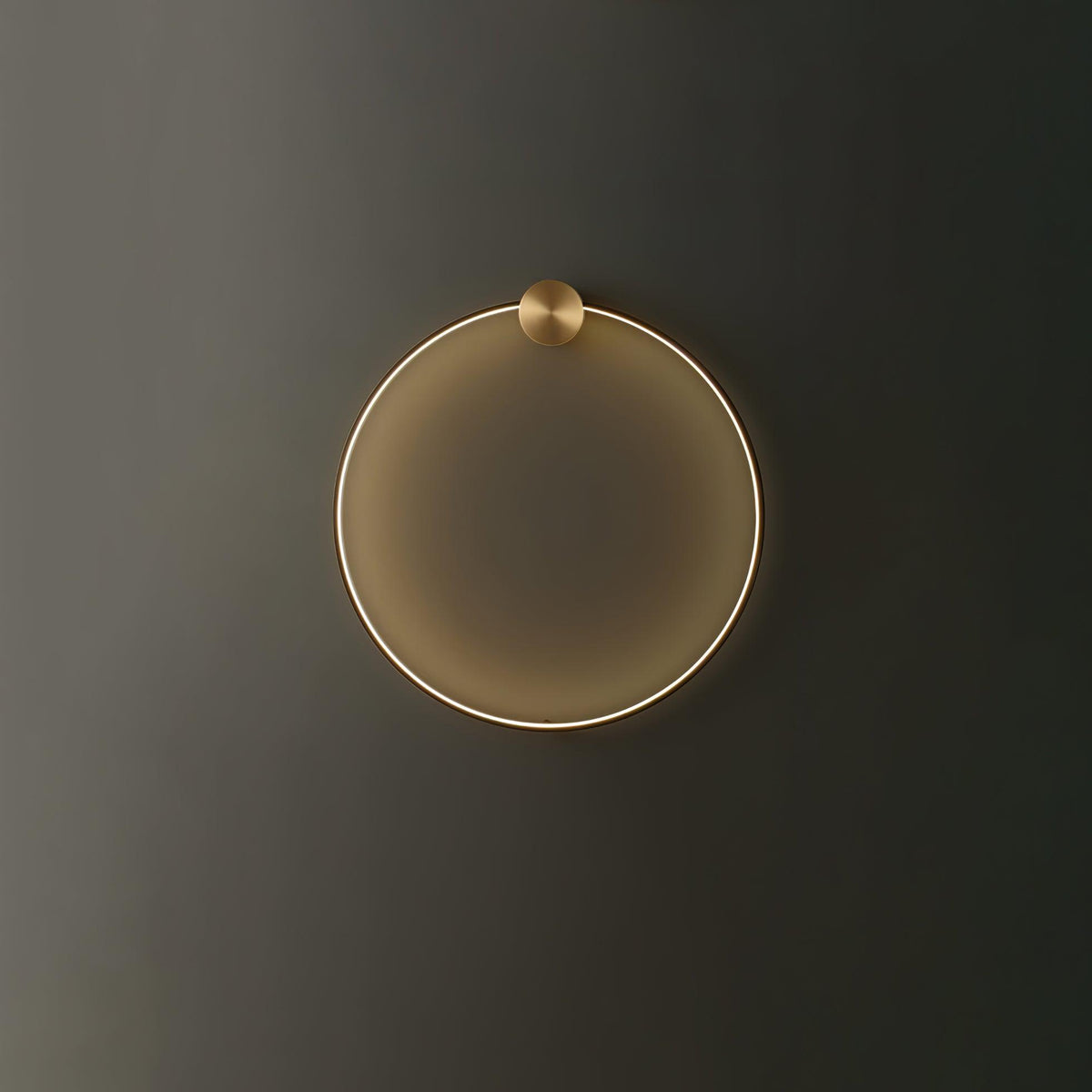 Oriaenne lampada da parete minimalista a Forma di Anello LED in ottone in metallo moderno