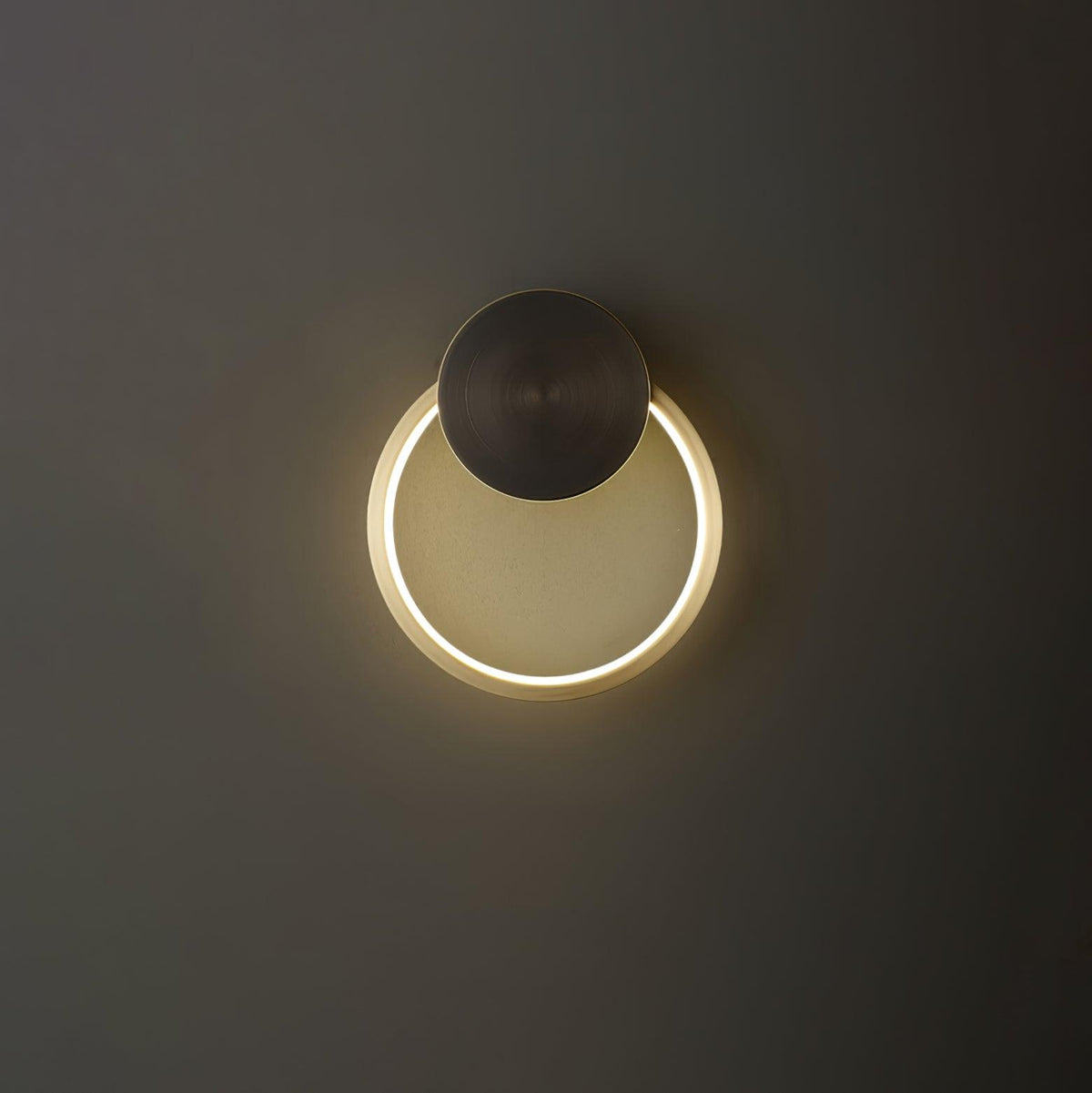 Oriaenne lampada da parete minimalista a Forma di Anello LED in ottone in metallo moderno