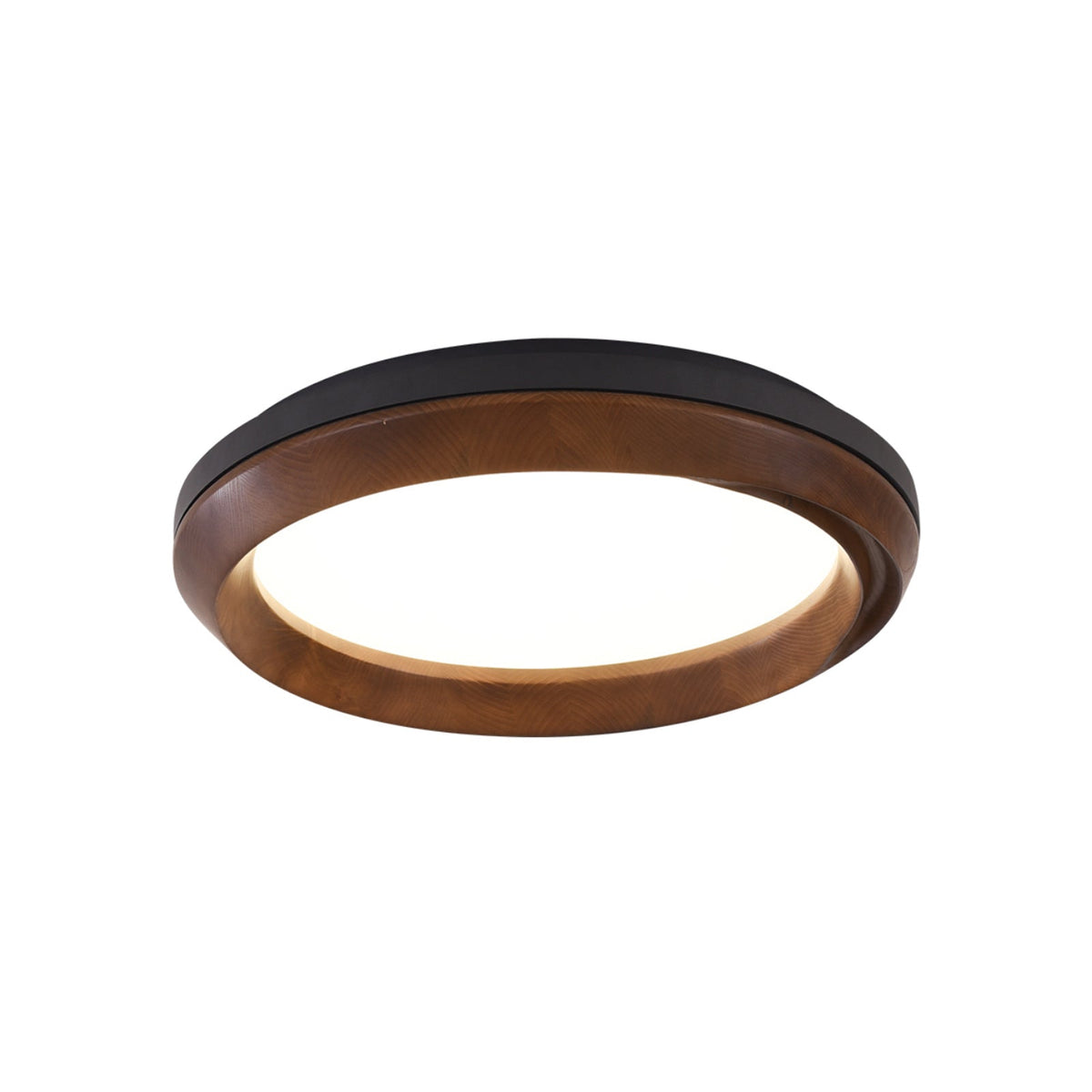 Aurdoreth lampada da soffitto moderna minimalista in legno effetto onde