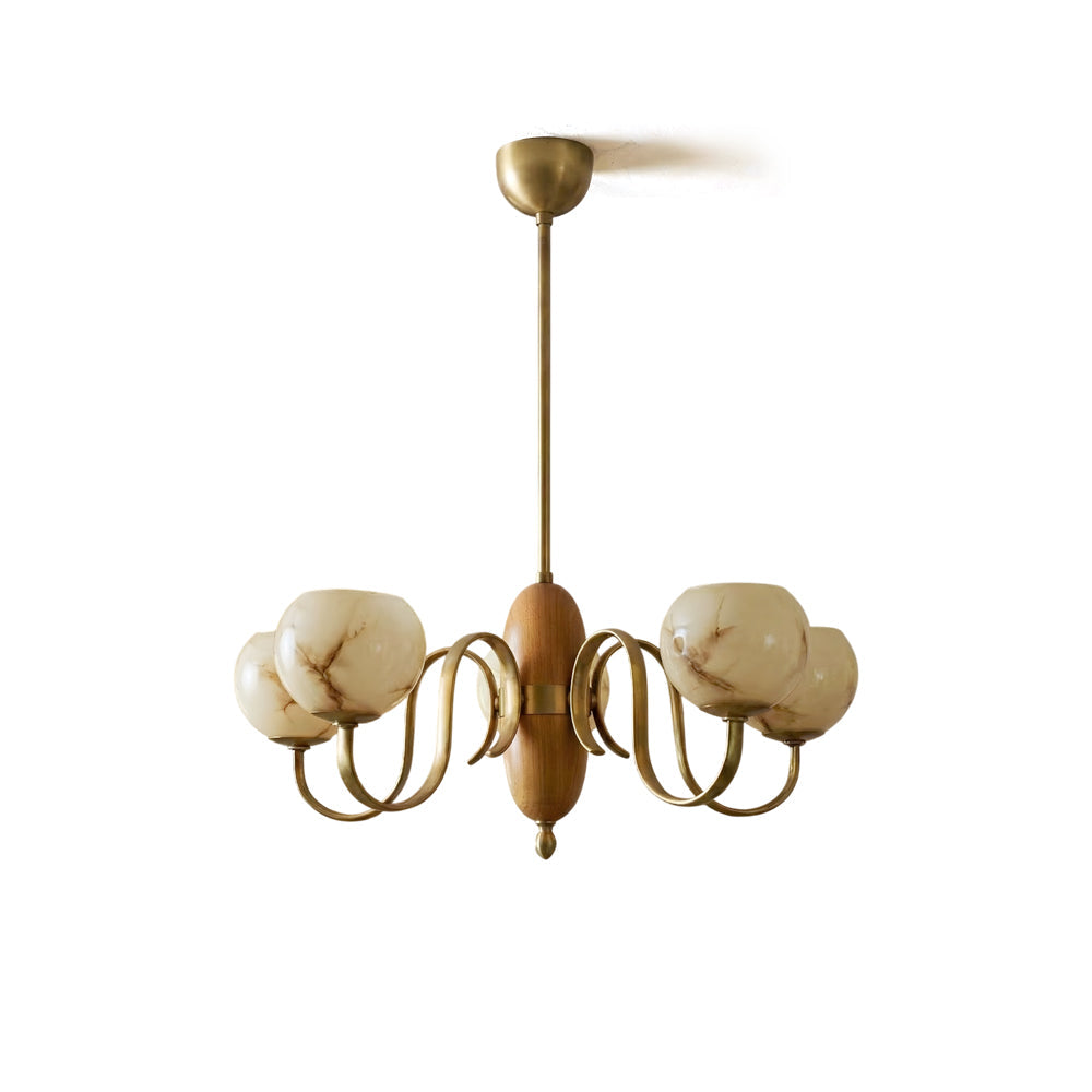 Eirenira lampadario in vetro