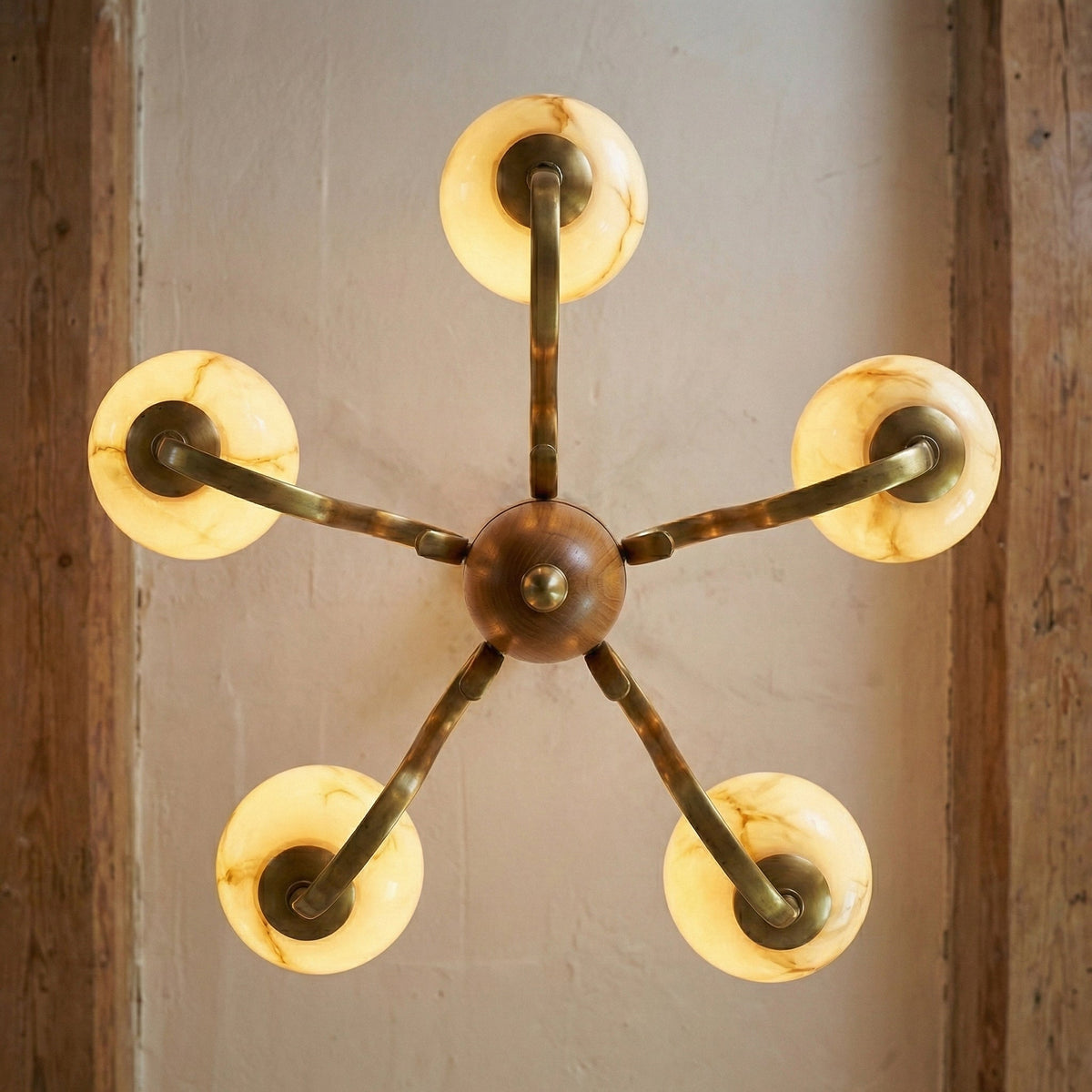 Eirenira lampadario in vetro