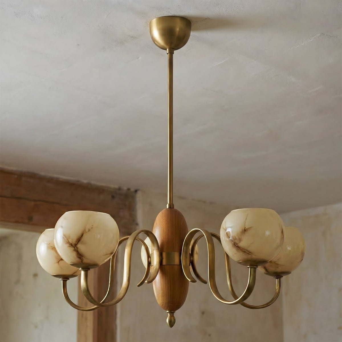 Eirenira lampadario in vetro