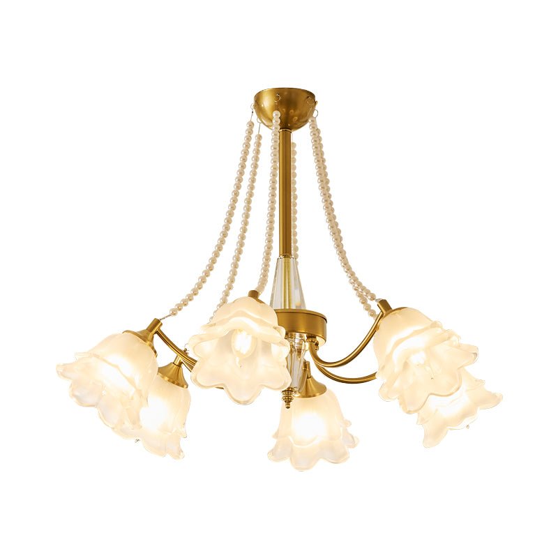 Allirila lampadario Eleganza vintage Bloom Perle vetro