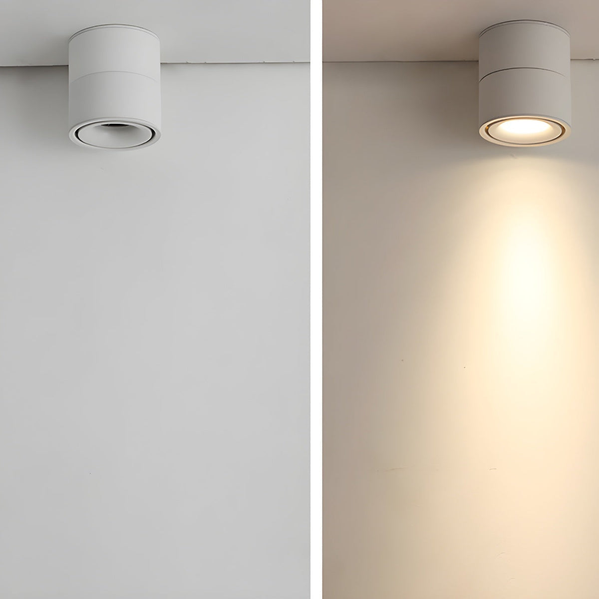 Kixor lampada da soffitto alluminio spot rotabile minimalista
