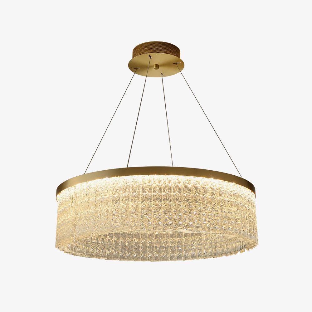 Seluira lampadario Round Halo Crystal