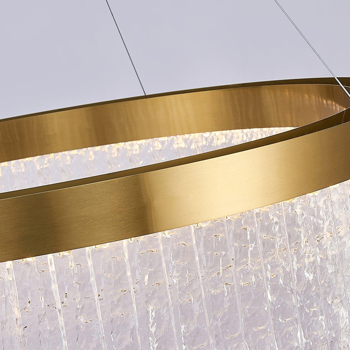 Seluira lampadario Round Halo Crystal