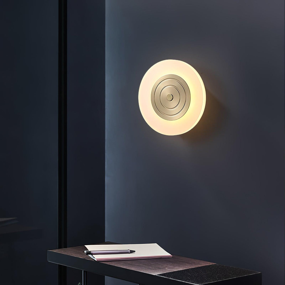 Pyrron lampada da parete rotonda Moon