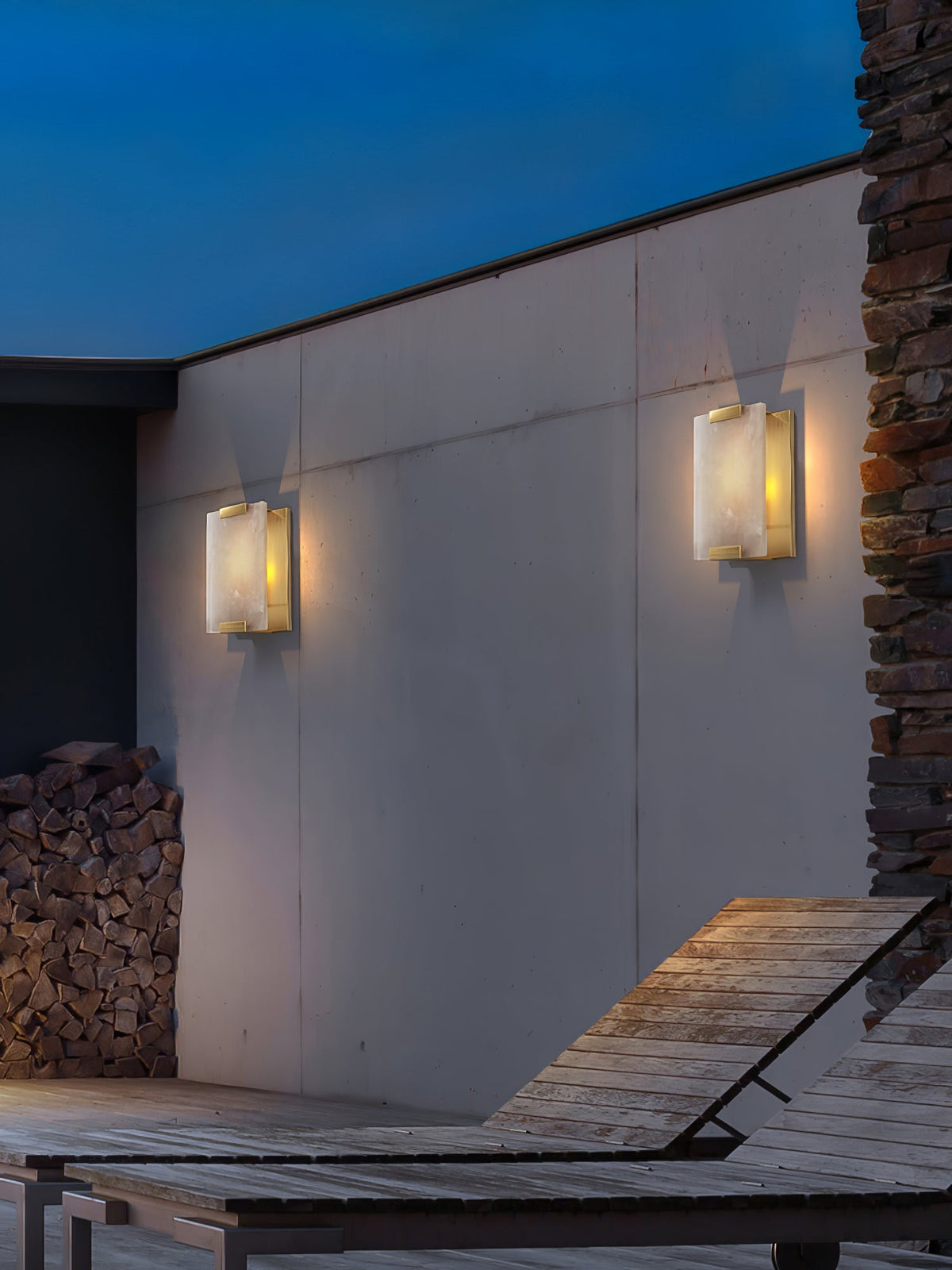 Velen lampada da parete alabastro Pannello luce Retroilluminata