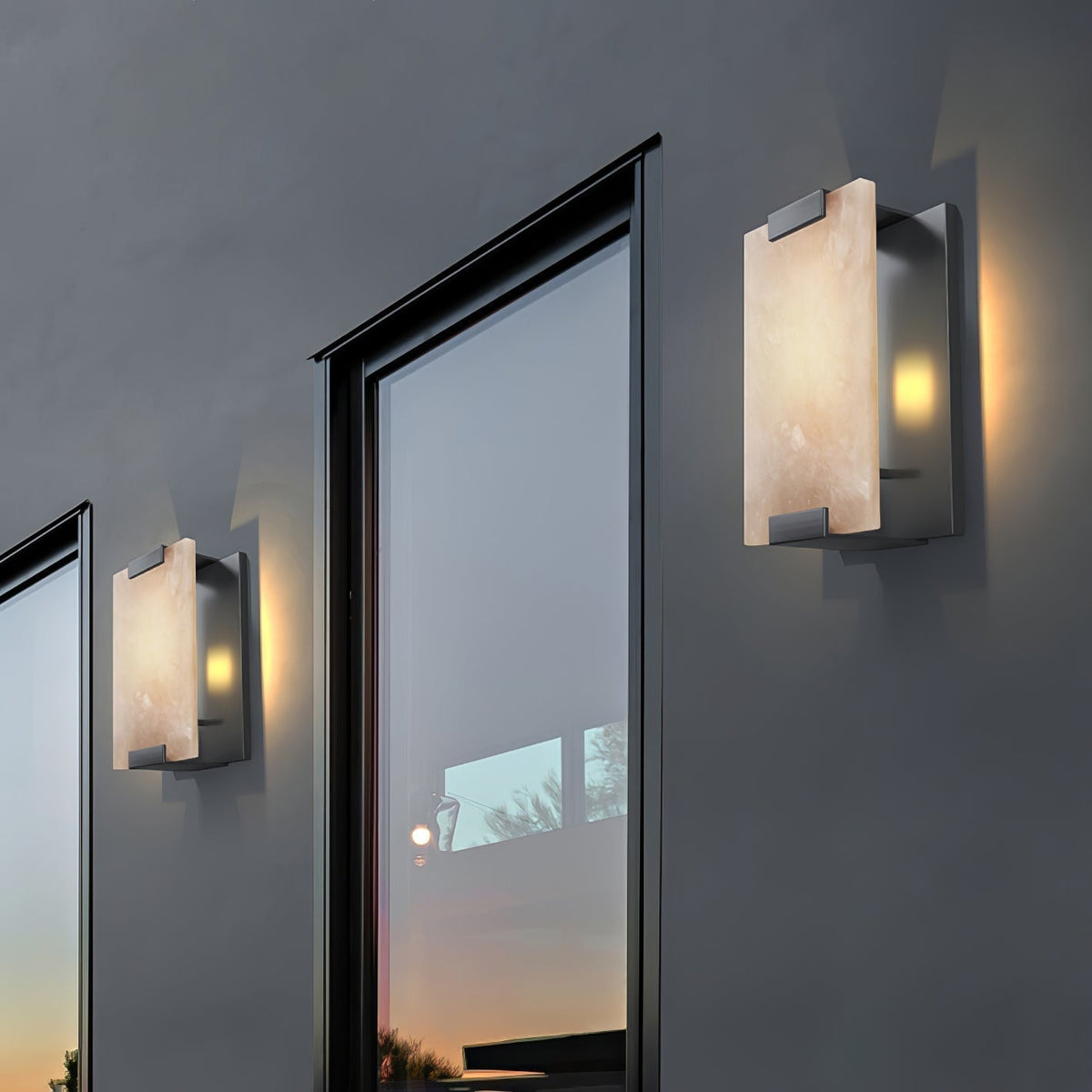 Velen lampada da parete alabastro Pannello luce Retroilluminata