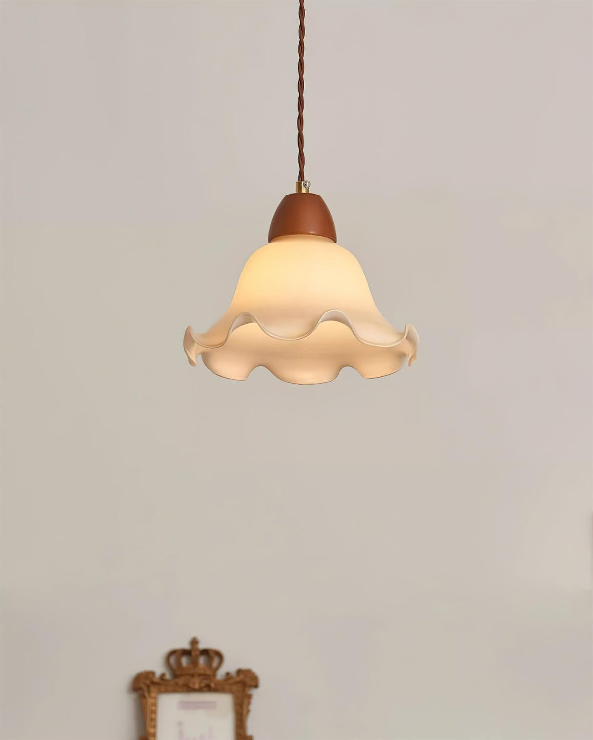 Glyna lampada a sospensione ondulata