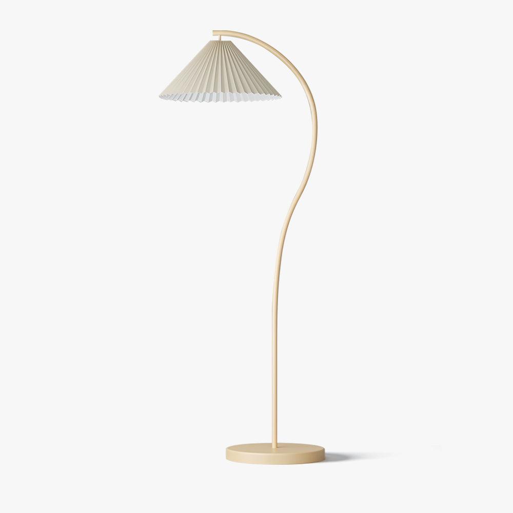 Mytalil lampada da terra moderna in tessuto Curvo