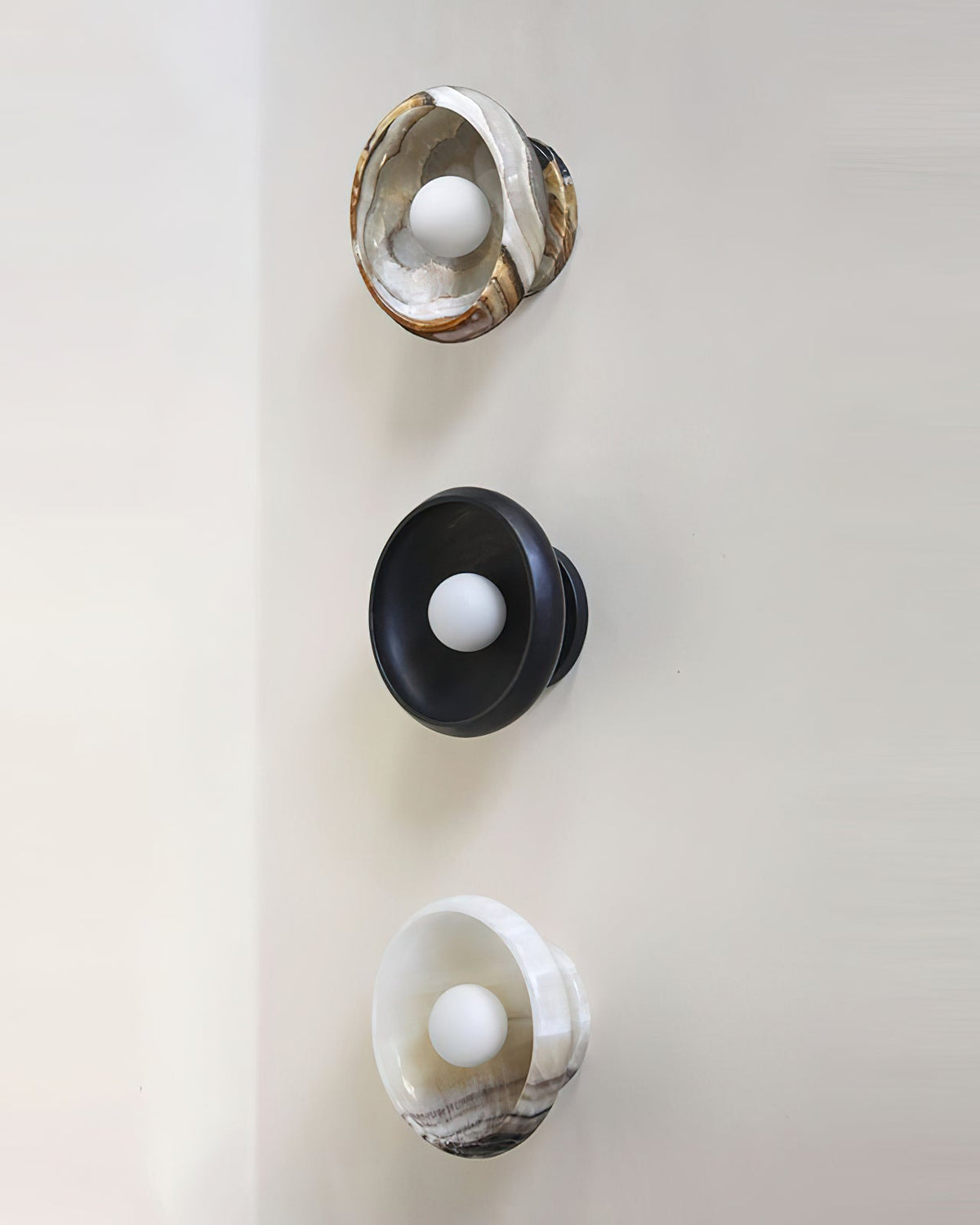Onvix Natural Onyx lampada da parete