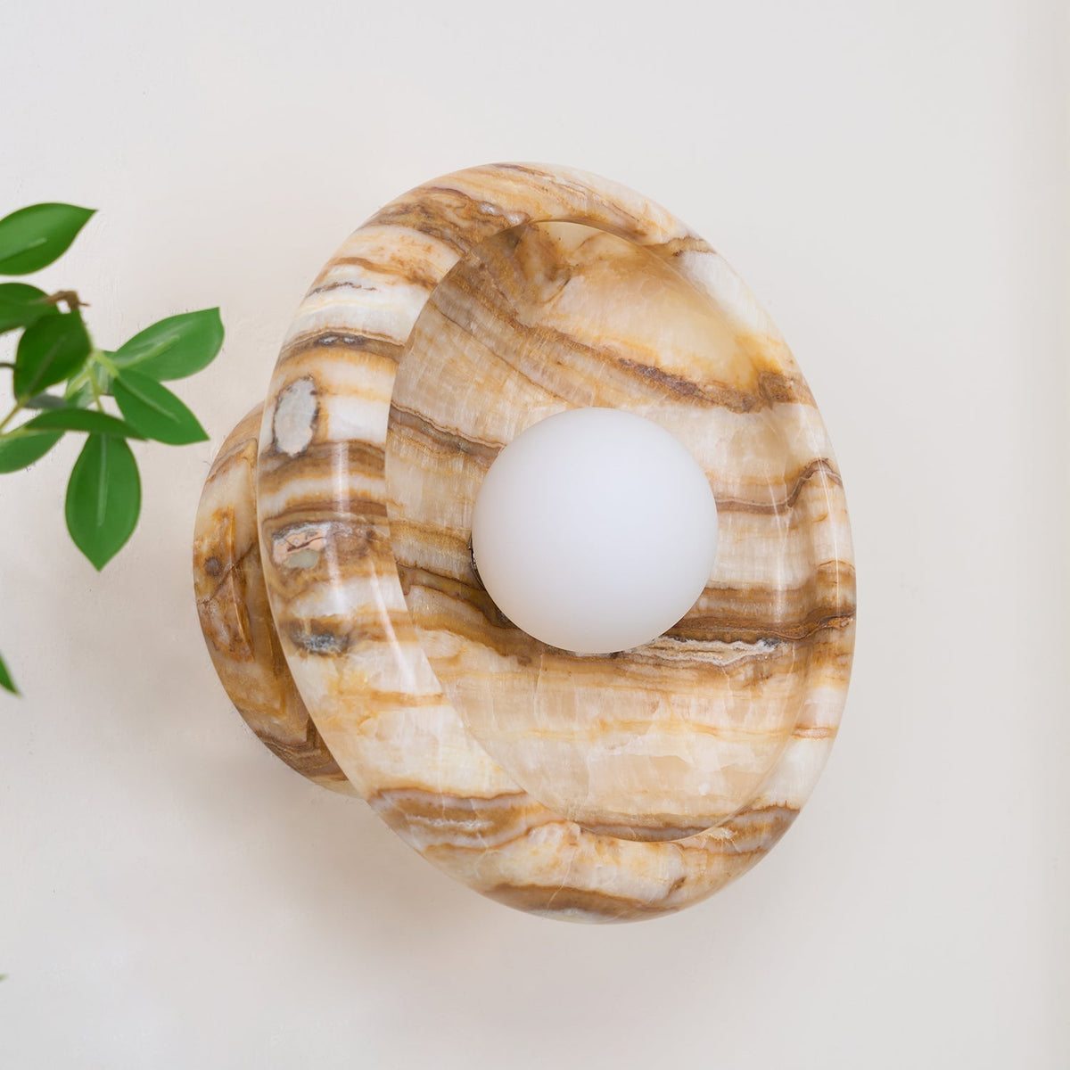 Onvix Natural Onyx lampada da parete