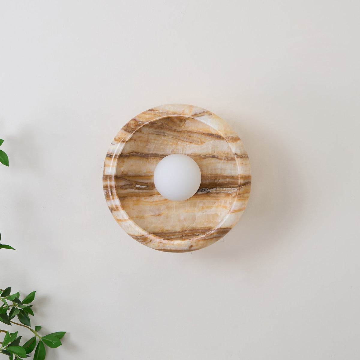 Onvix Natural Onyx lampada da parete