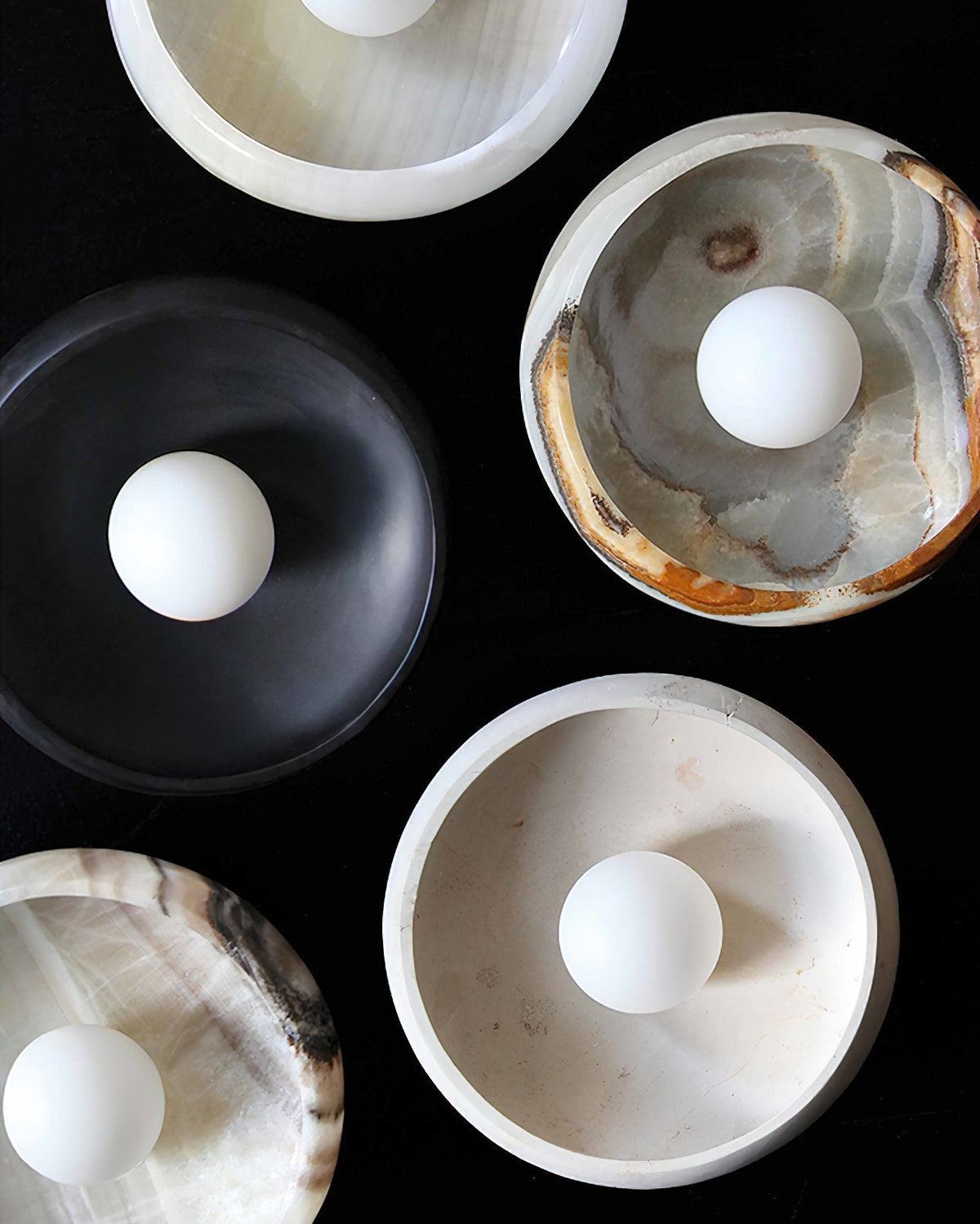 Onvix Natural Onyx lampada da parete
