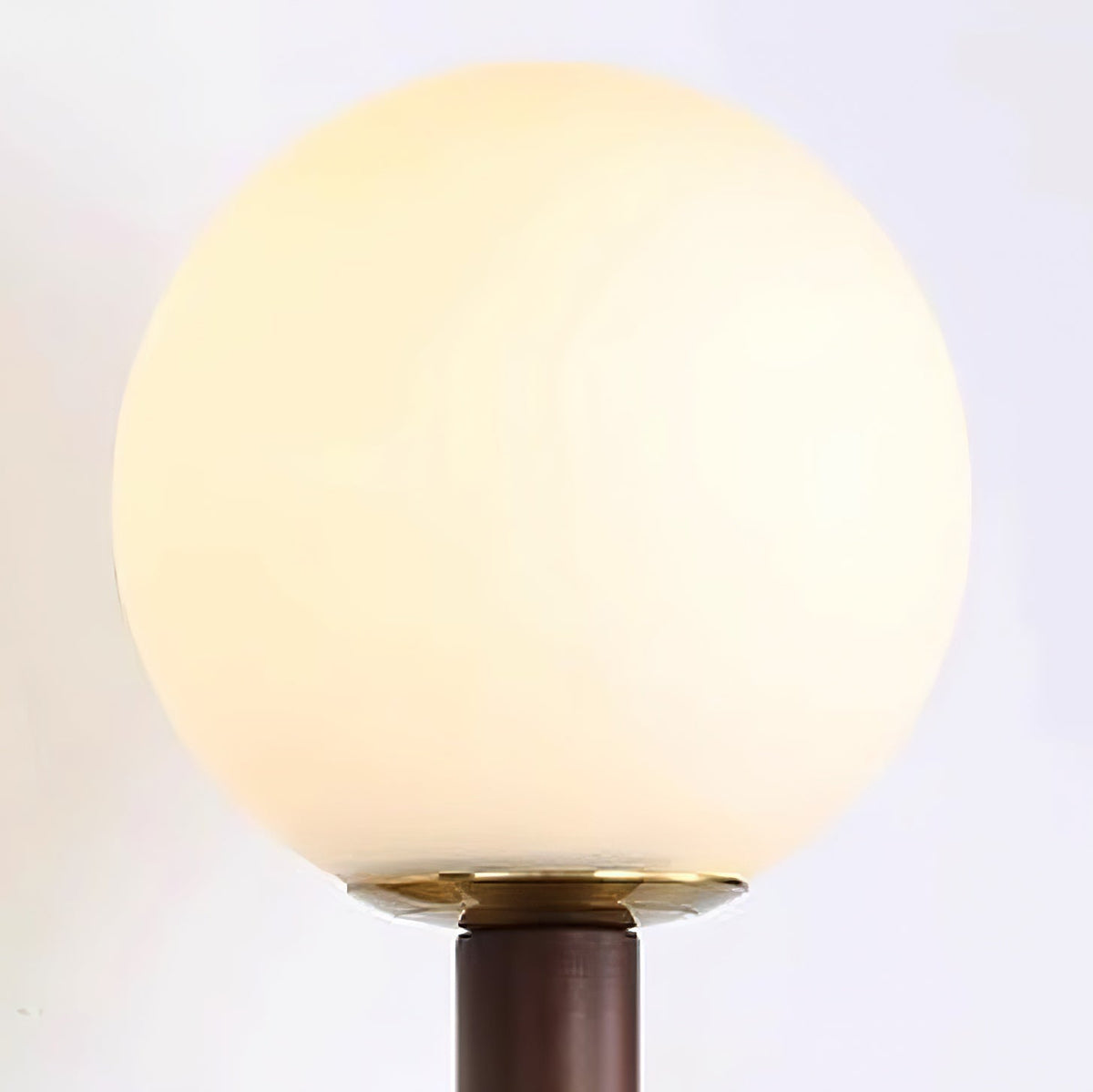 Lampada da parete Gourd in legno, metallo e vetro Stile moderno