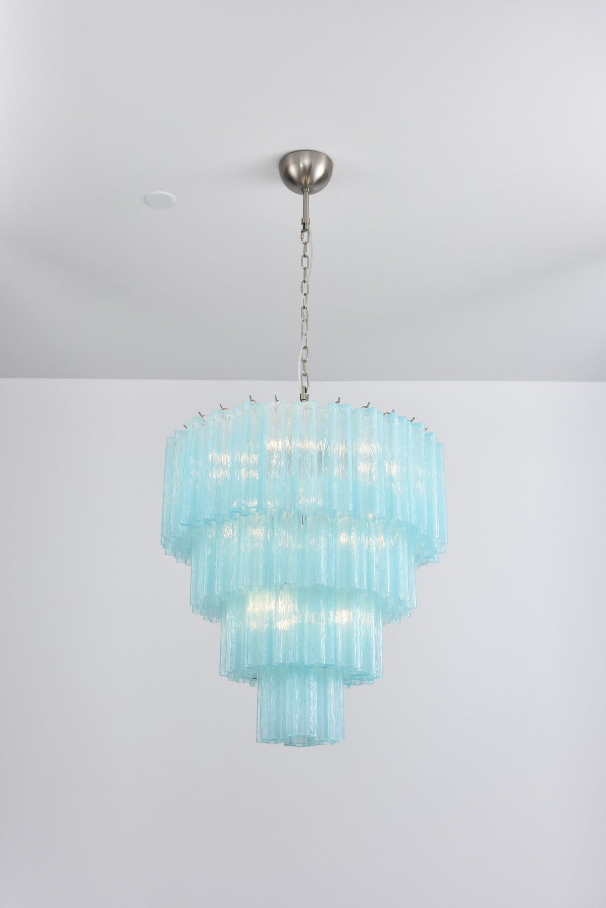Velanora lampadario a Cascata in vetro Stratificato elegante vintage