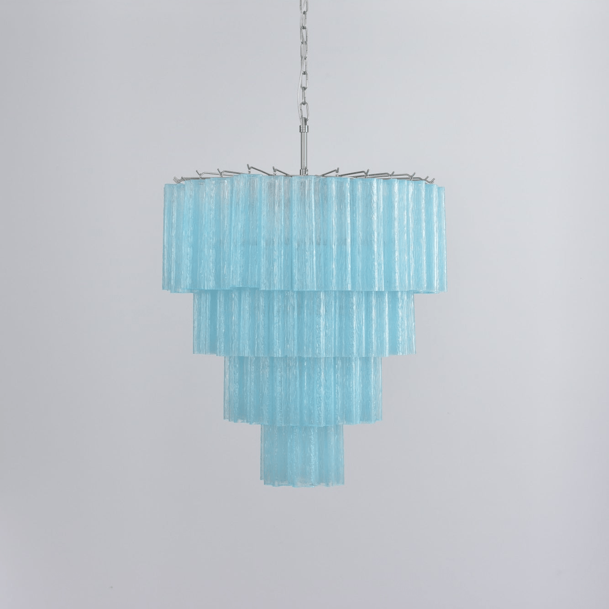 Velanora lampadario a Cascata in vetro Stratificato elegante vintage