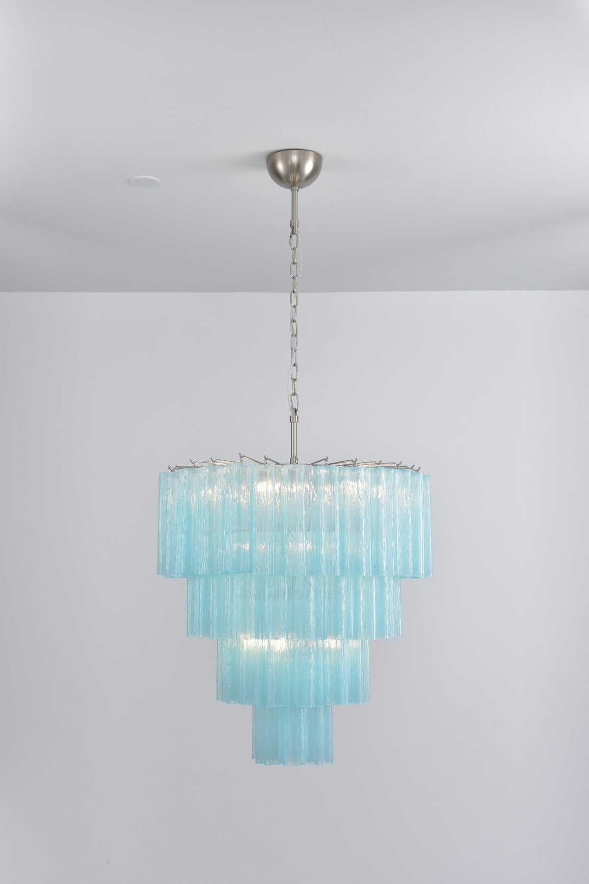 Velanora lampadario a Cascata in vetro Stratificato elegante vintage