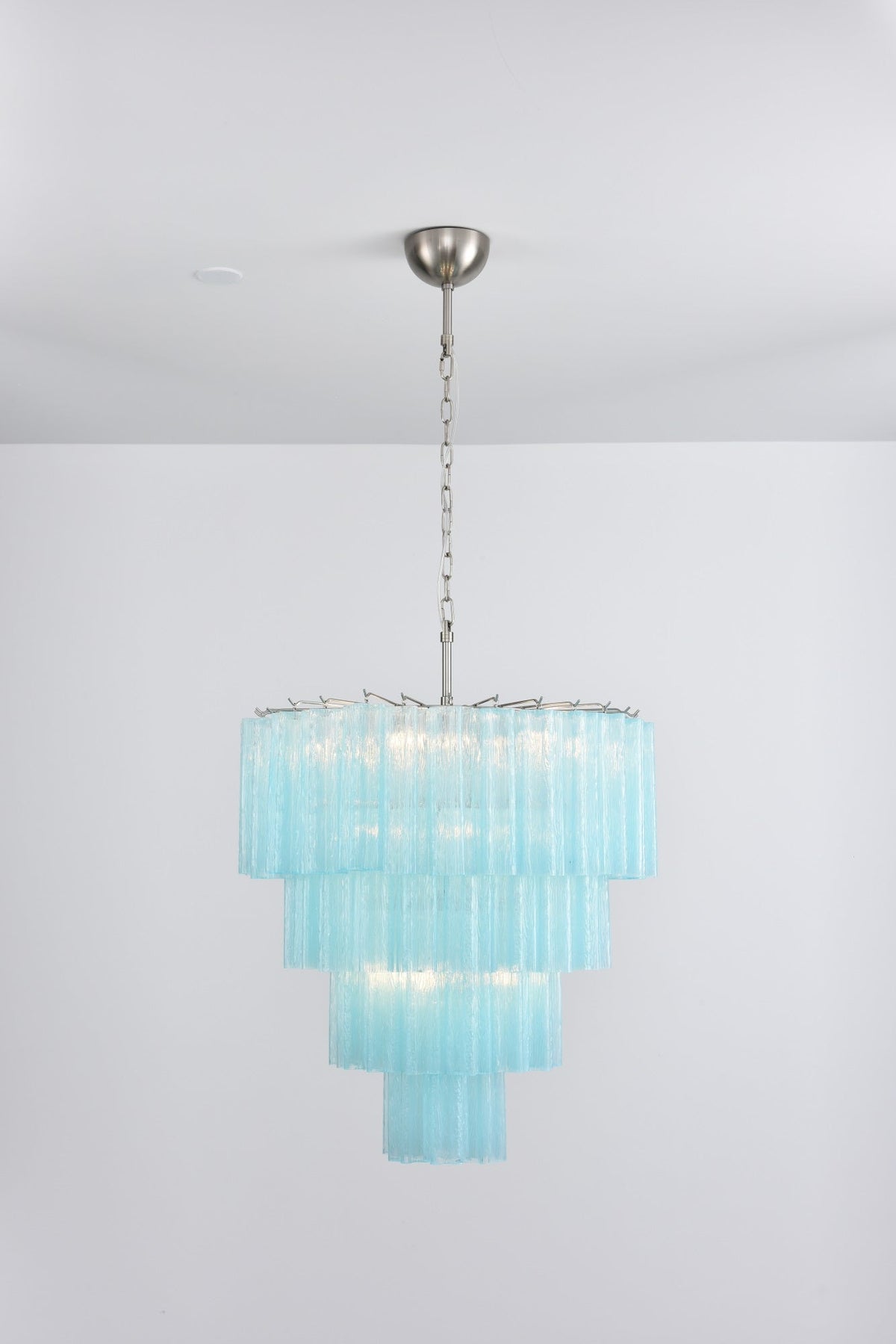 Velanora lampadario a Cascata in vetro Stratificato elegante vintage