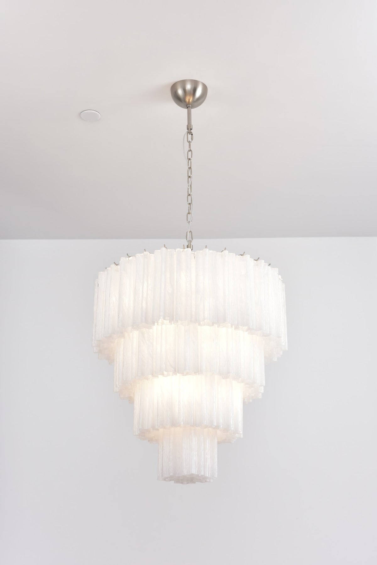 Velanora lampadario a Cascata in vetro Stratificato elegante vintage