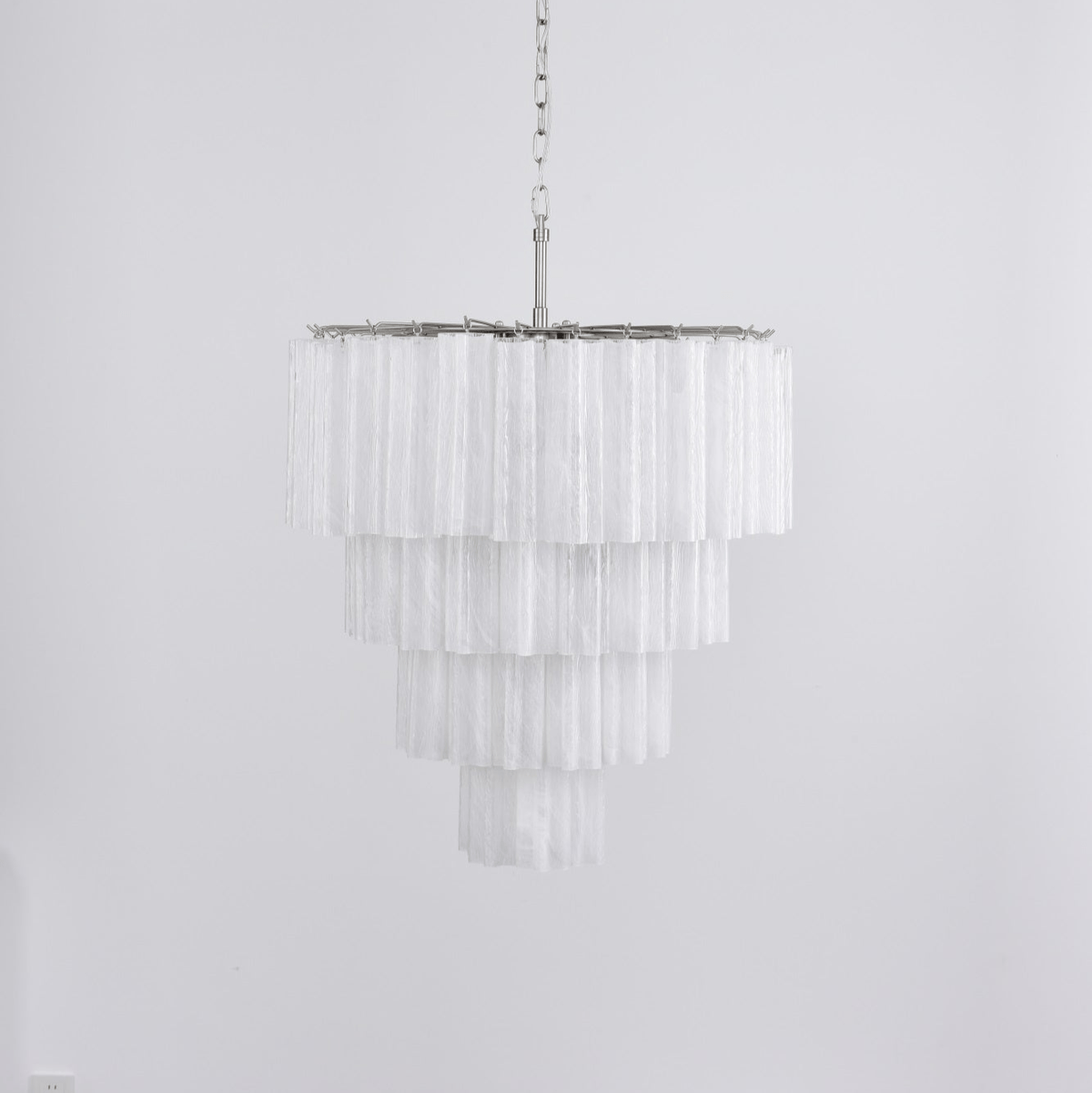 Velanora lampadario a Cascata in vetro Stratificato elegante vintage