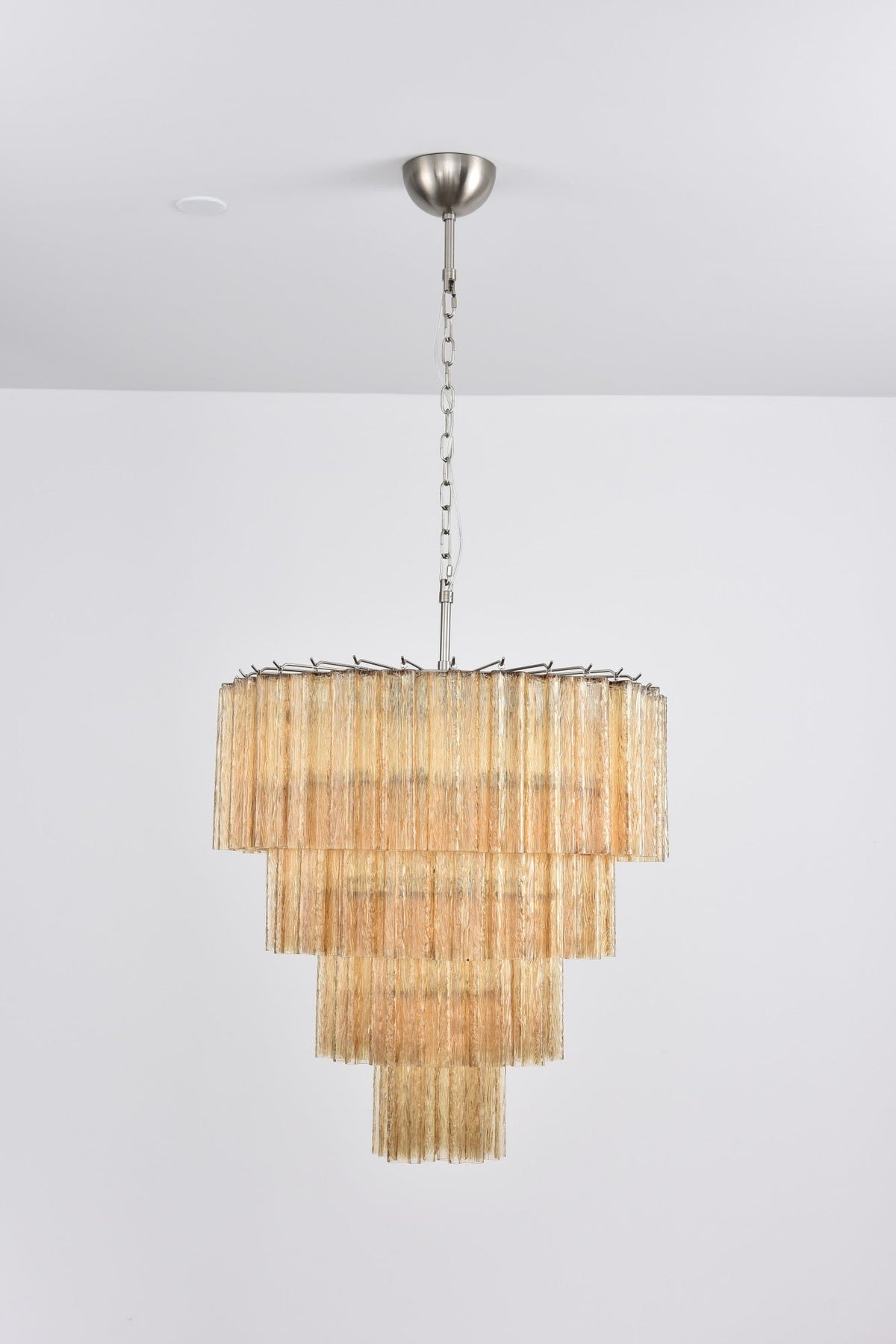 Velanora lampadario a Cascata in vetro Stratificato elegante vintage
