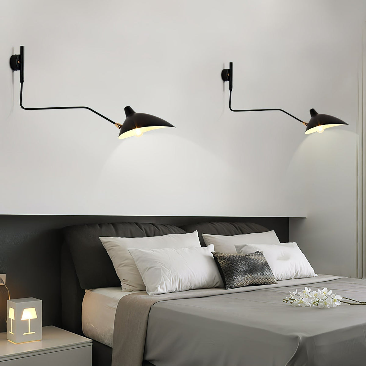 Lustra Applique Parete Un Braccio Linee Delicate Elegante - Relic Pieces