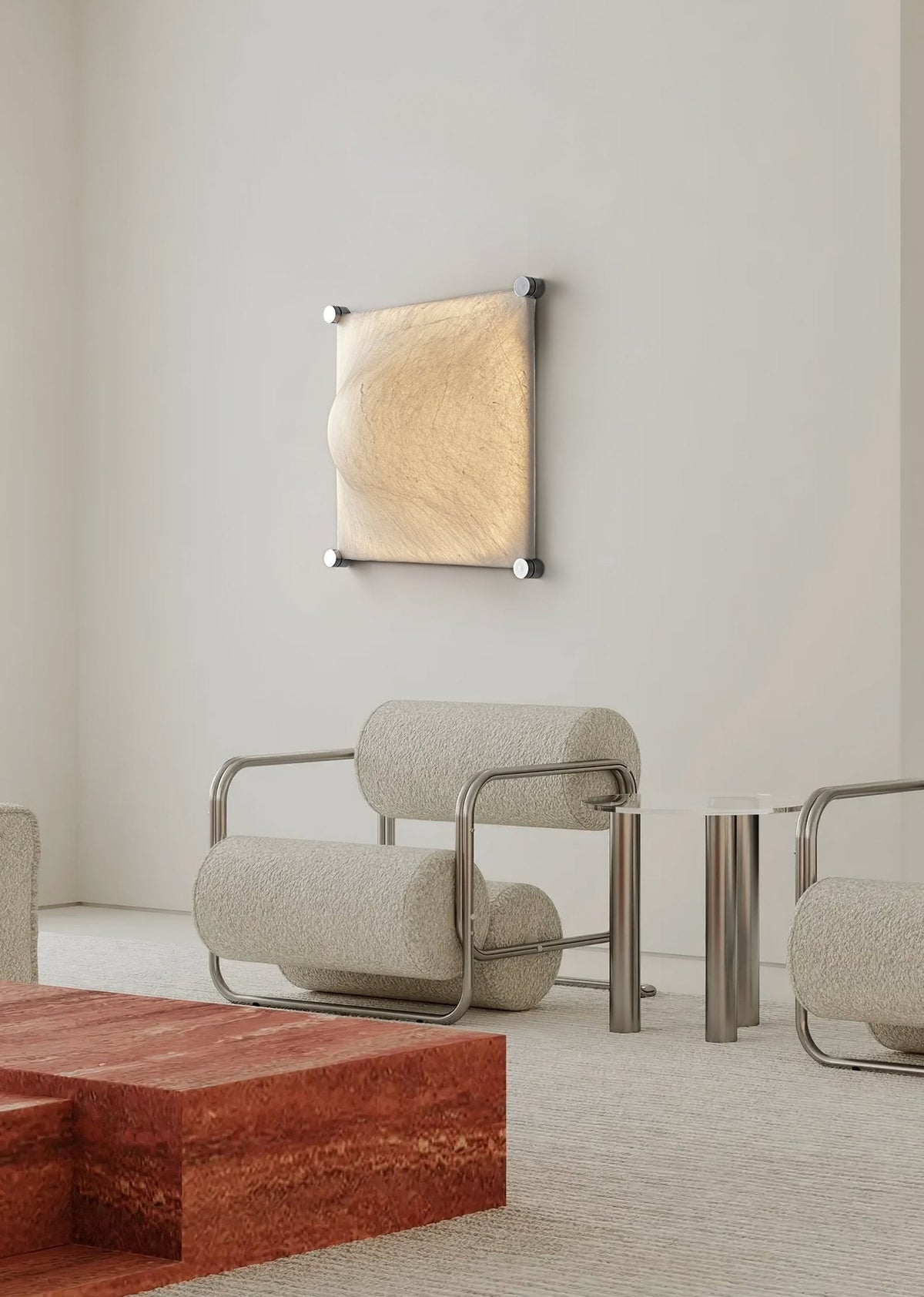 Panel Rustic Silk lampada da parete