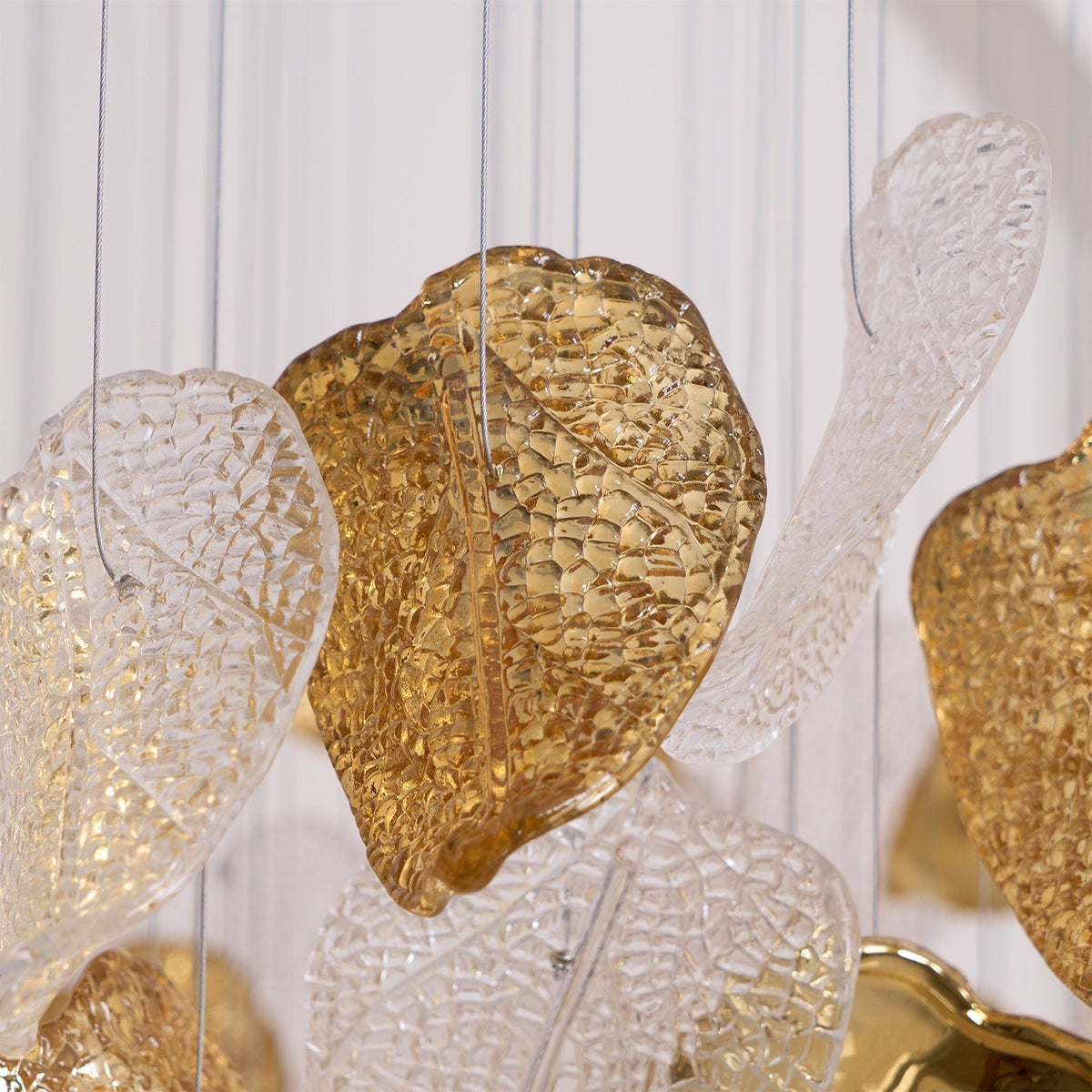 Darien Iridescent Leaf lampada a sospensione