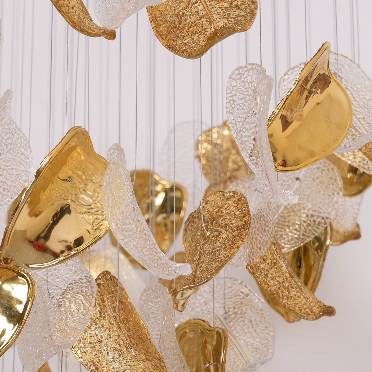 Darien Iridescent Leaf lampada a sospensione