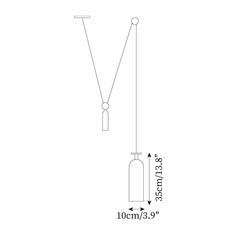 Noro lampada a sospensione Multi-Shape Regolabile